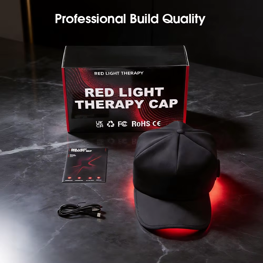 2026 Popular Wireless Red Light Therapy Cap 72 LED Scalp Care Device Award Winning Design Dual Wavelength 660Nm 850Nm