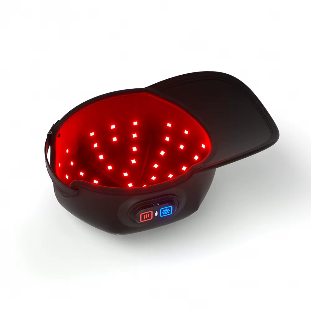 2026 Popular Wireless Red Light Therapy Cap 72 LED Scalp Care Device Award Winning Design Dual Wavelength 660Nm 850Nm